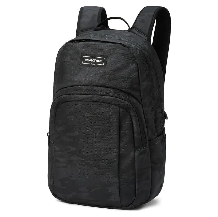 Dakine Unisex Black Vintage Camo 25L Medium Campus Backpack - 10002634-BLACKVINTAGECAMO