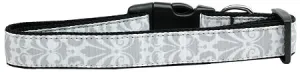 Damask Grunion Dog Collar Xs