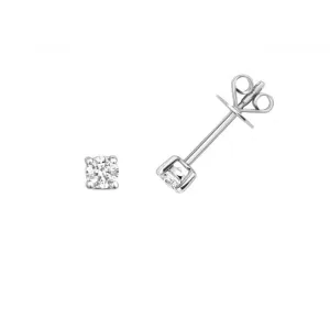 Diamond Jewellery 9ct White Gold Diamond Studs ED195W