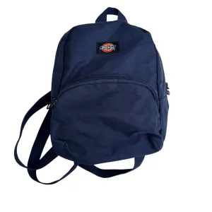 Dickies Mini Navy Blue Adjustable Straps & Front Pocket Kids Festival Backpack