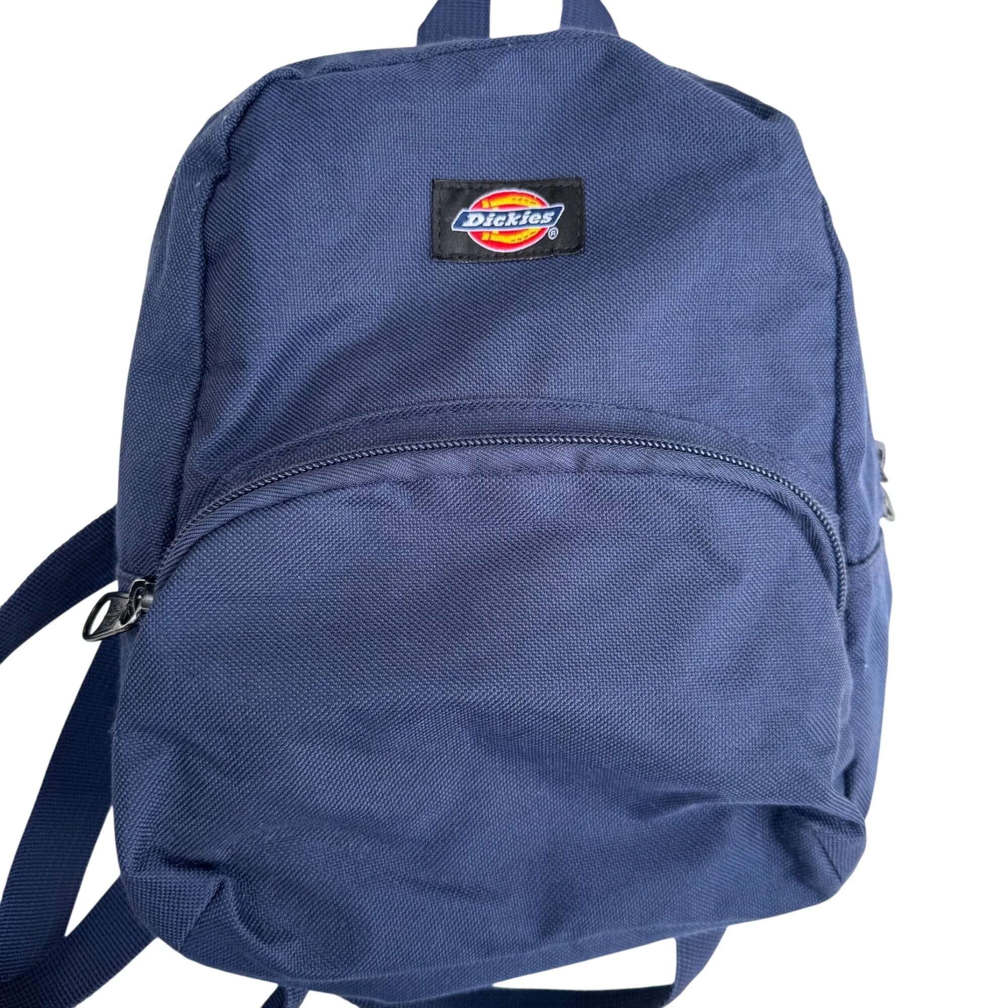 Dickies Mini Navy Blue Adjustable Straps & Front Pocket Kids Festival Backpack