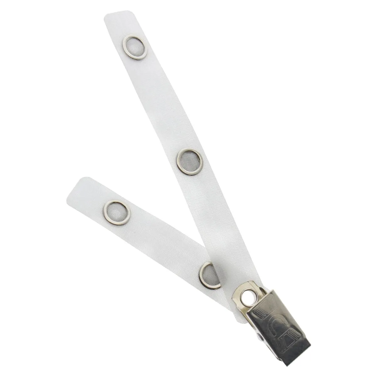 Dual ID Strap Clip for Holding Two ID Badges or Badge Buddy and ID Badge (S2204)