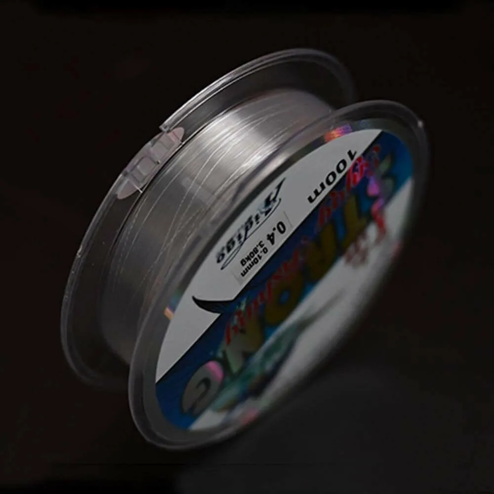 Durable Smoother Transparent Nylon Fishing Line 100 Meters