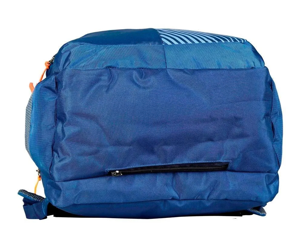 FabSeasons Printed Blue Backpack with Raincover and Laptop holder