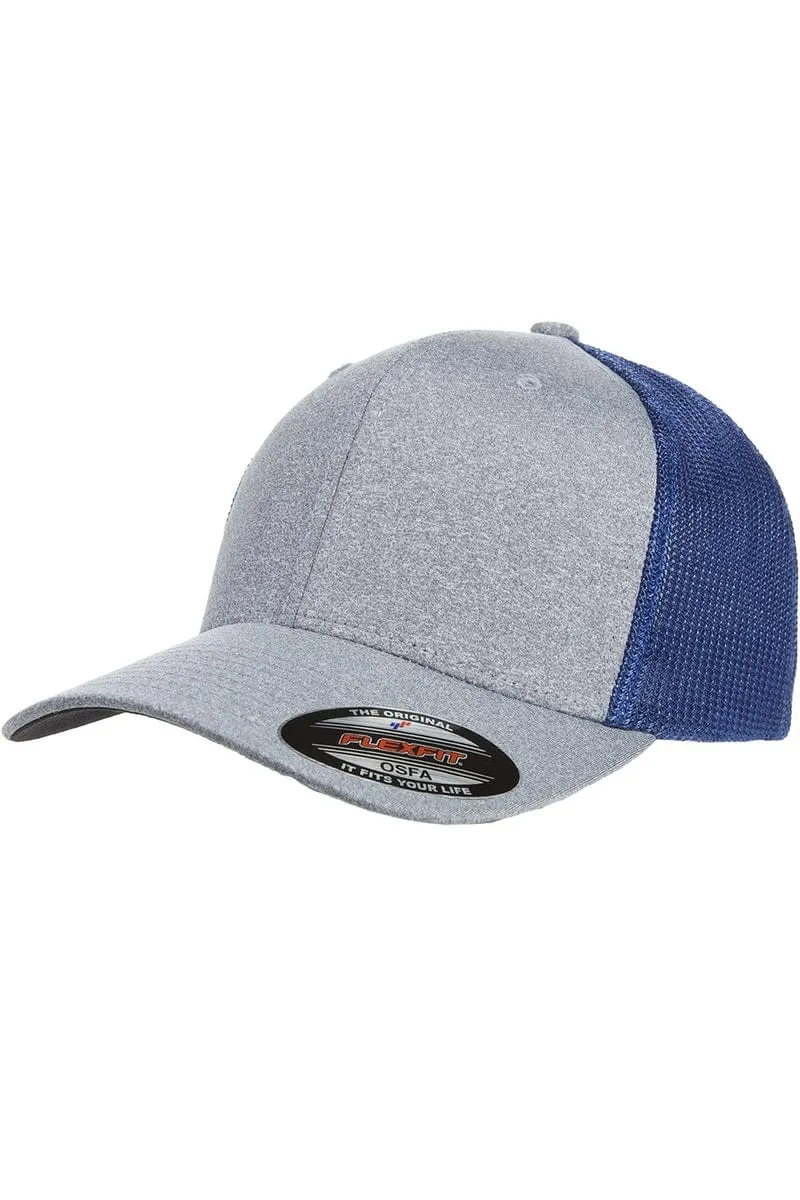 Flexfit Y6311: Adult Poly Melange Stretch Mesh Cap