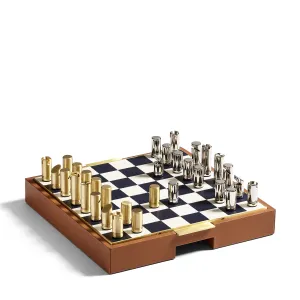 FOWLER CHESSBOARD MULTI LEATHER COLOR