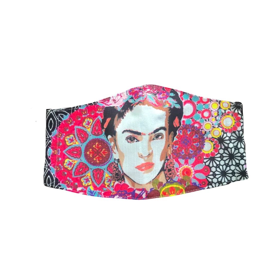 Frida Kahlo Face Mask with Filter Pocket - Thailand