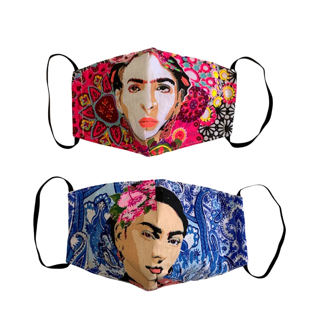 Frida Kahlo Face Mask with Filter Pocket - Thailand