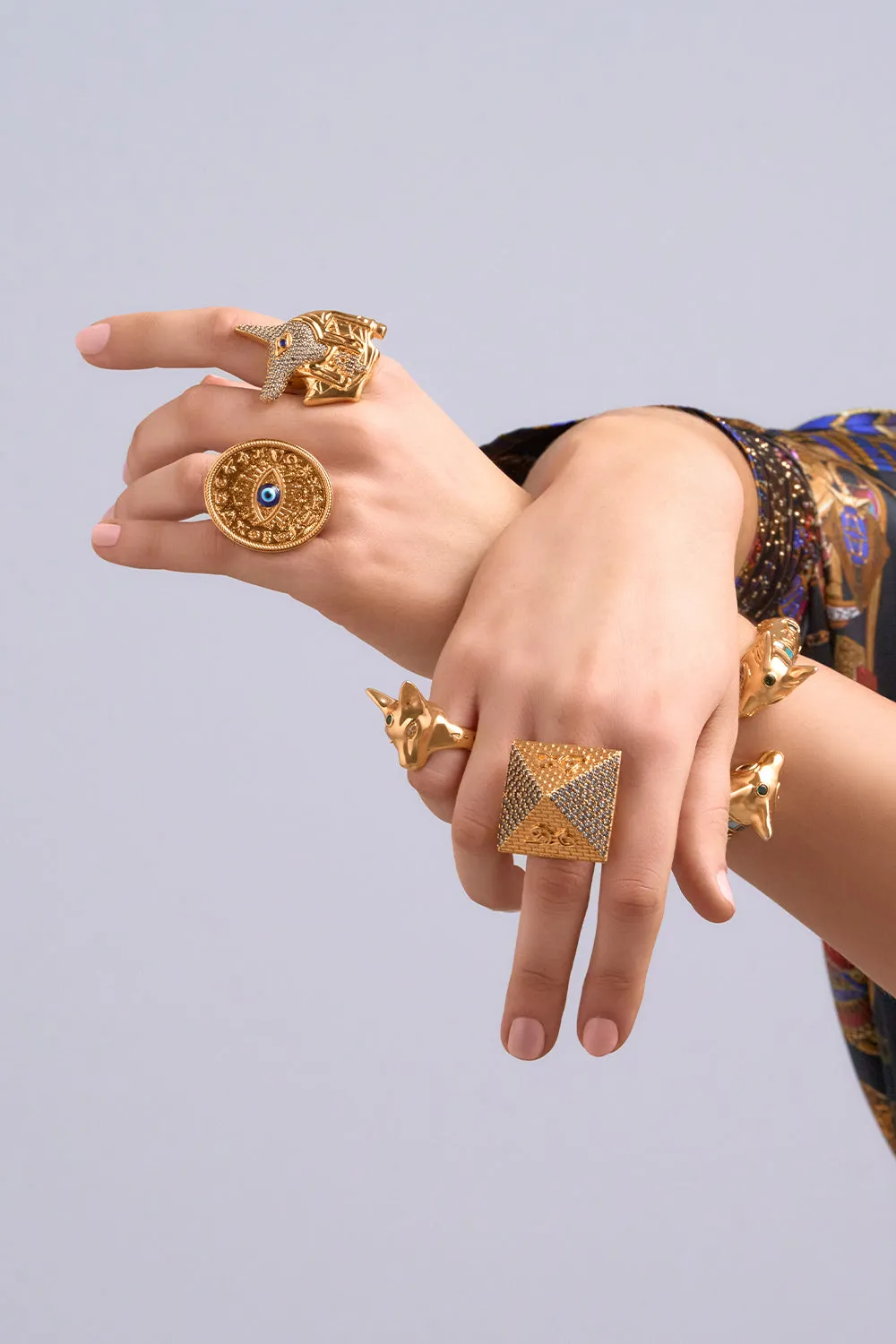 GLOBAL NOMAD STATEMENT RING GOLD