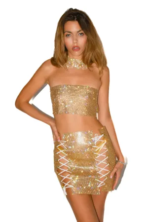 Gold Chic Rhinestone Set