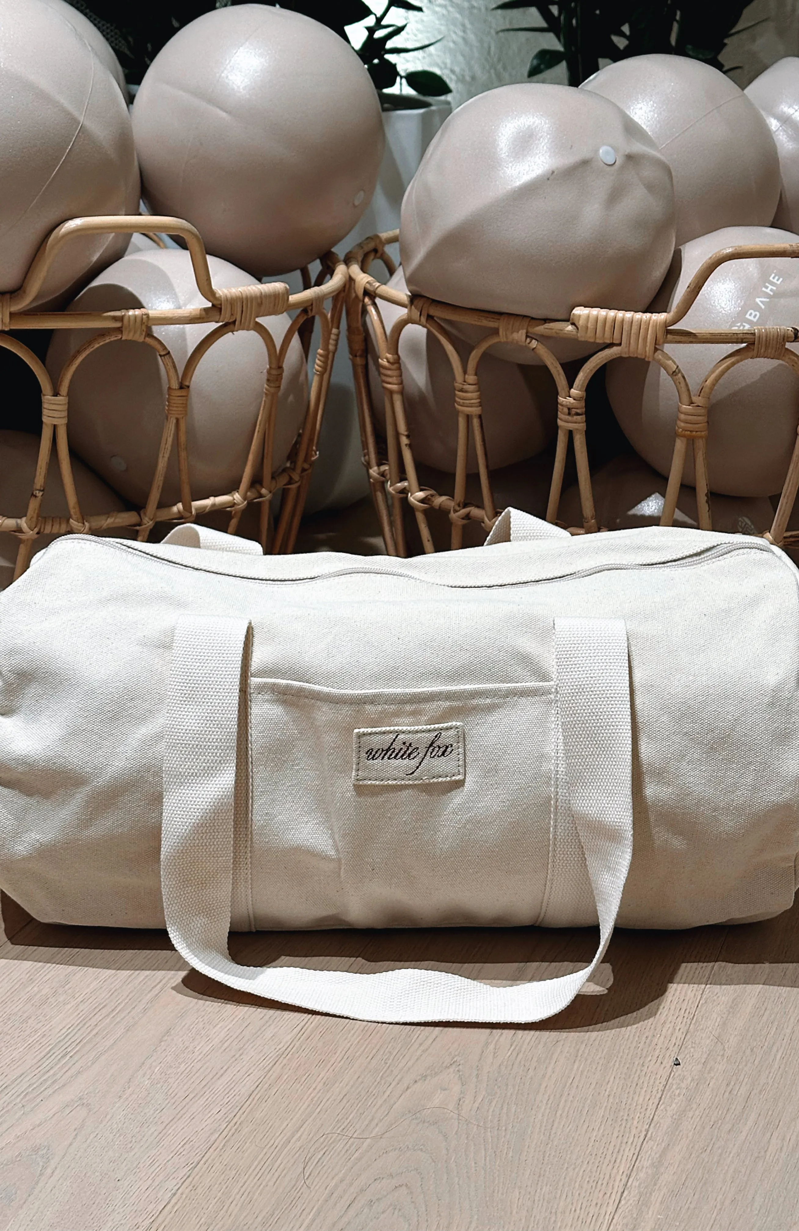 Hazel Duffle Bag Cream