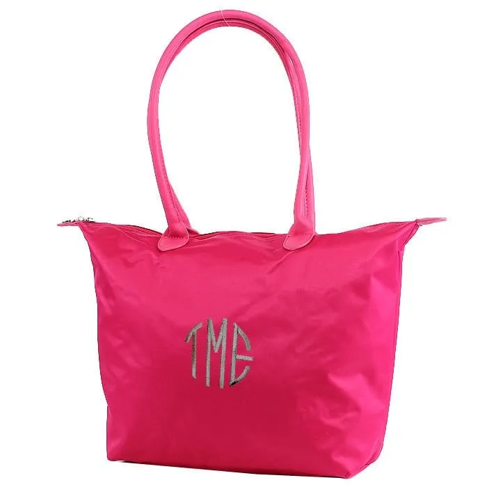 HD2186 17"Nylon Tote with Matching Handle Color