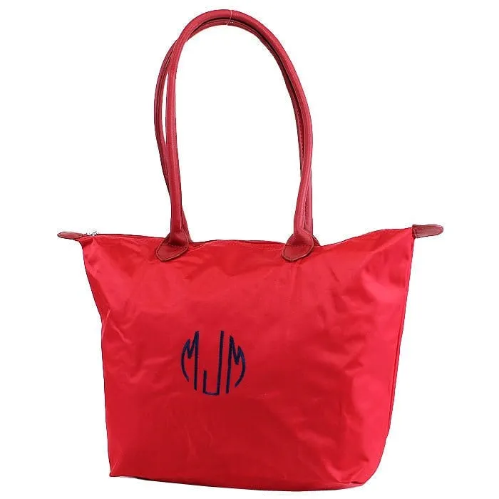 HD2186 17"Nylon Tote with Matching Handle Color