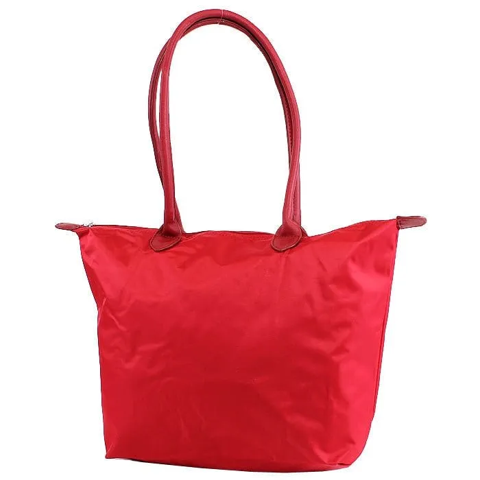 HD2186 17"Nylon Tote with Matching Handle Color