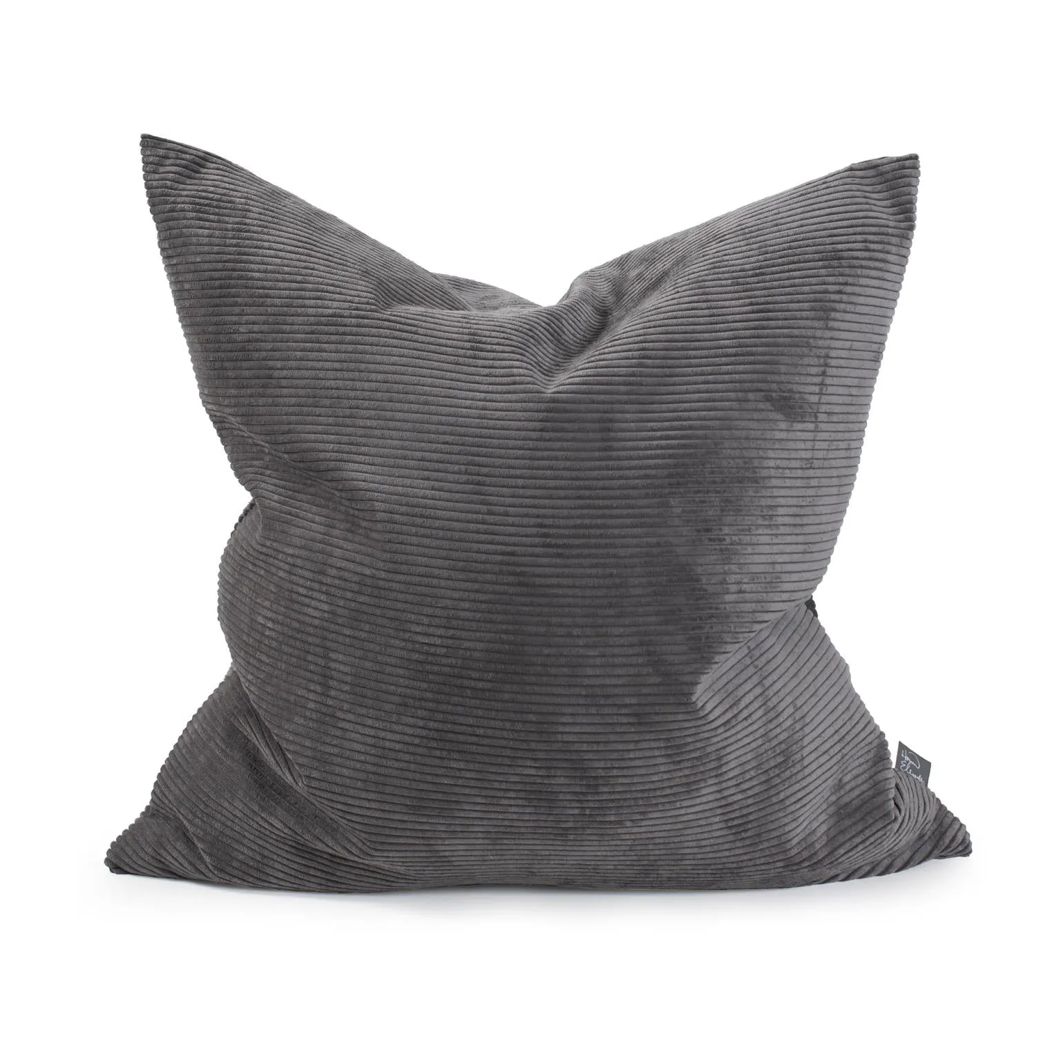 Howard Elliott Collection Pillow 24 x 24 Pana Charcoal - Down Insert