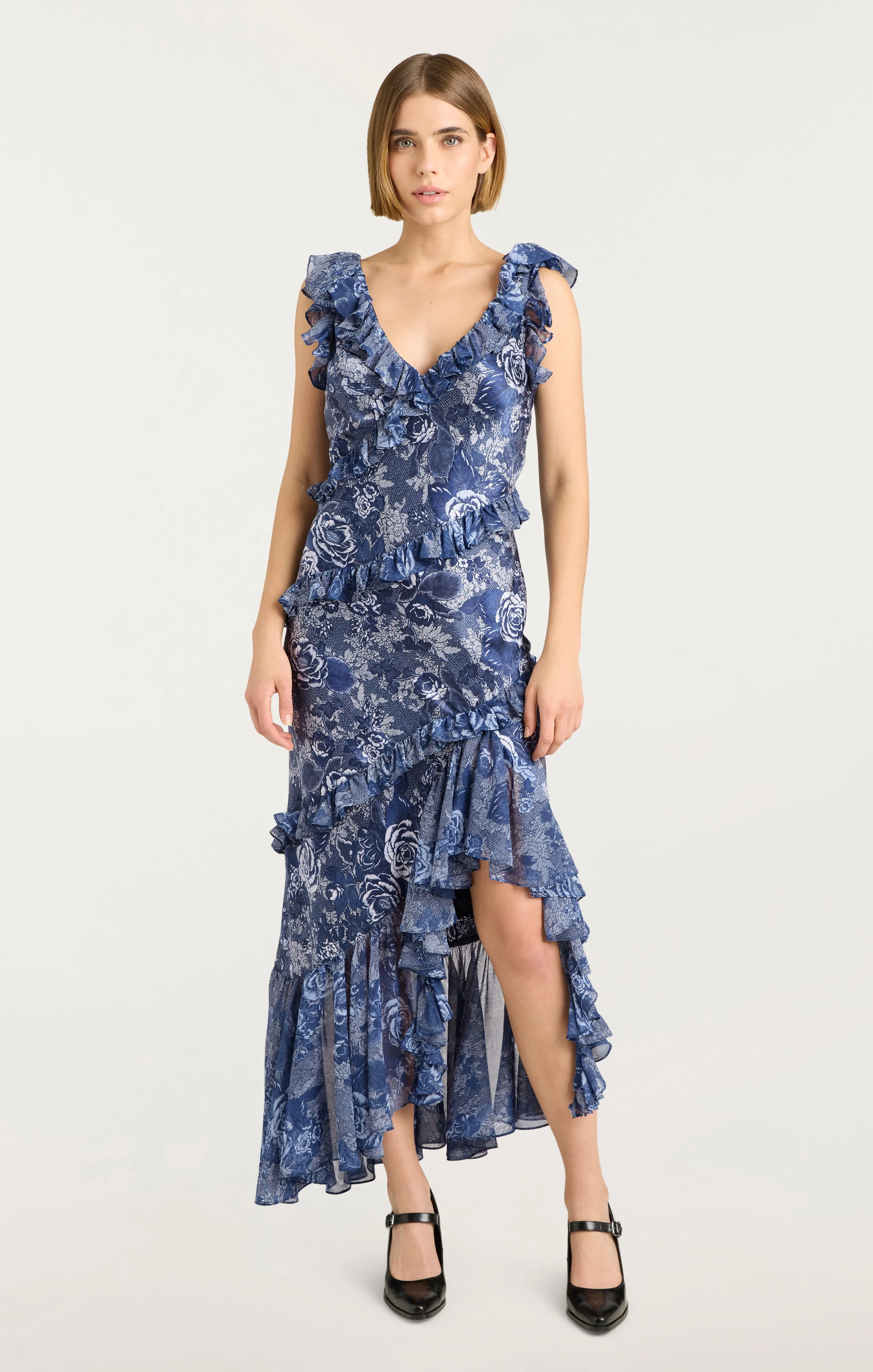 Indigo Floral Ora Dress