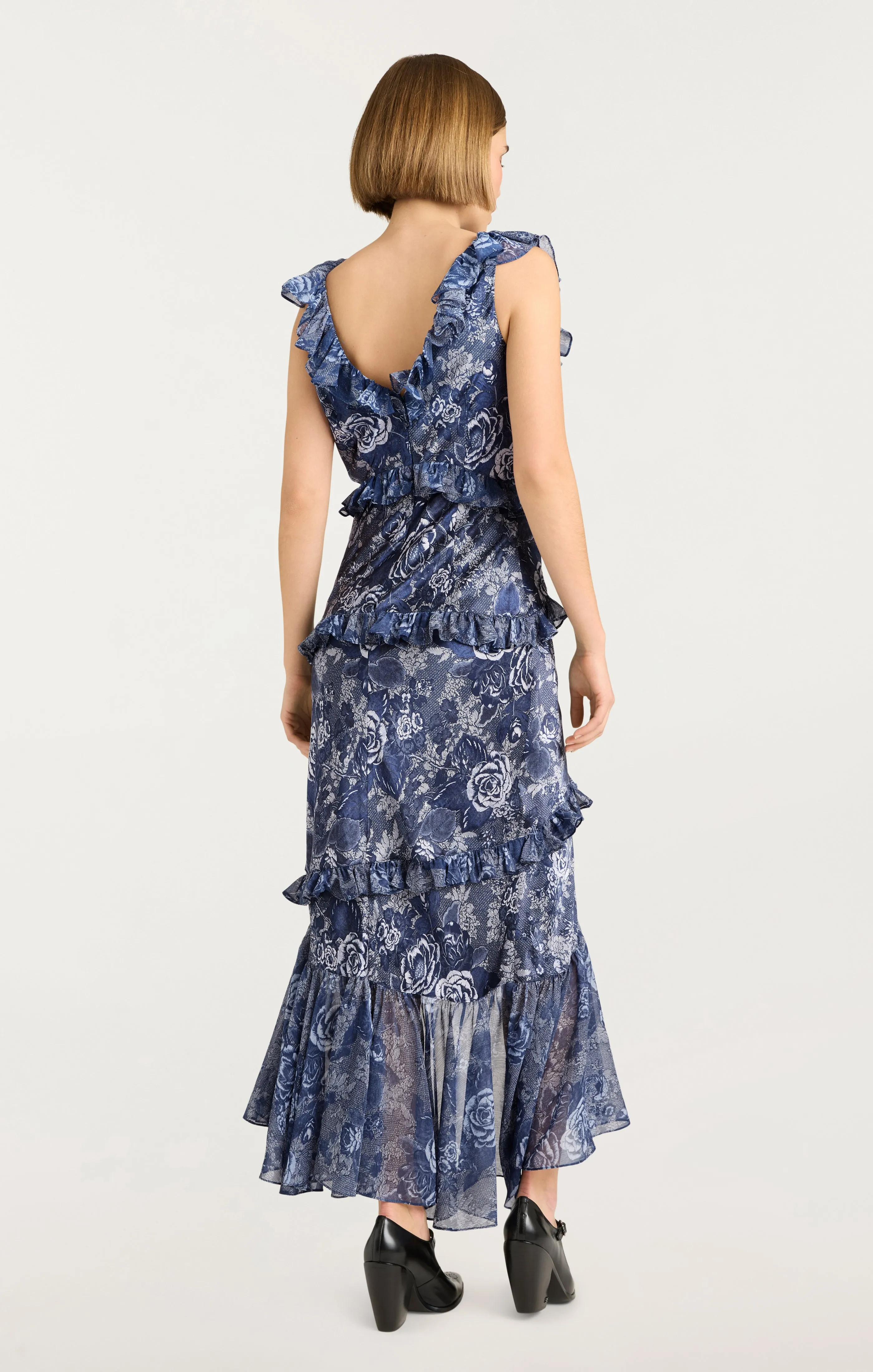 Indigo Floral Ora Dress