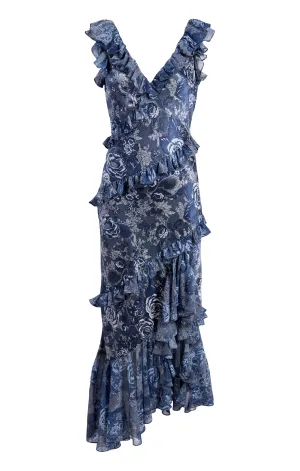 Indigo Floral Ora Dress