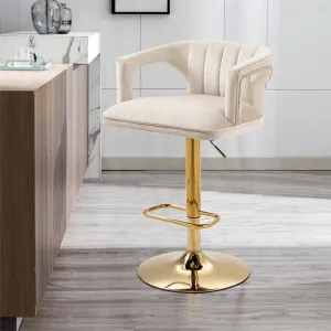 Ivory Chic Bar Stool