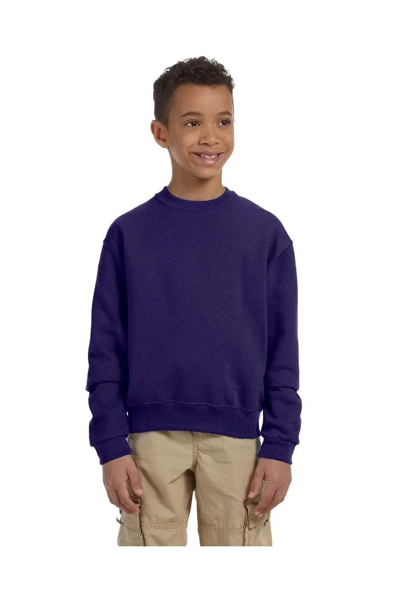 Jerzees 562B: Youth 8 oz. NuBlend(r) Fleece Crew