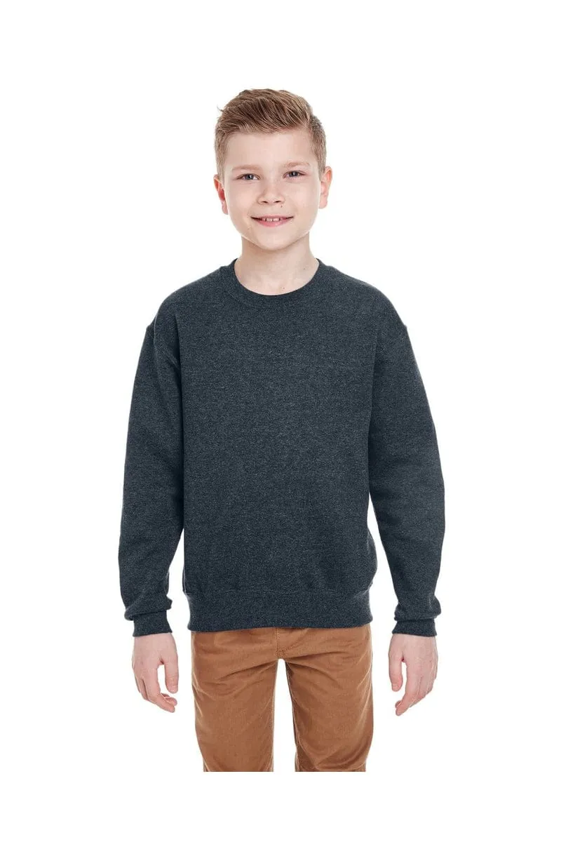 Jerzees 562B: Youth 8 oz. NuBlend(r) Fleece Crew