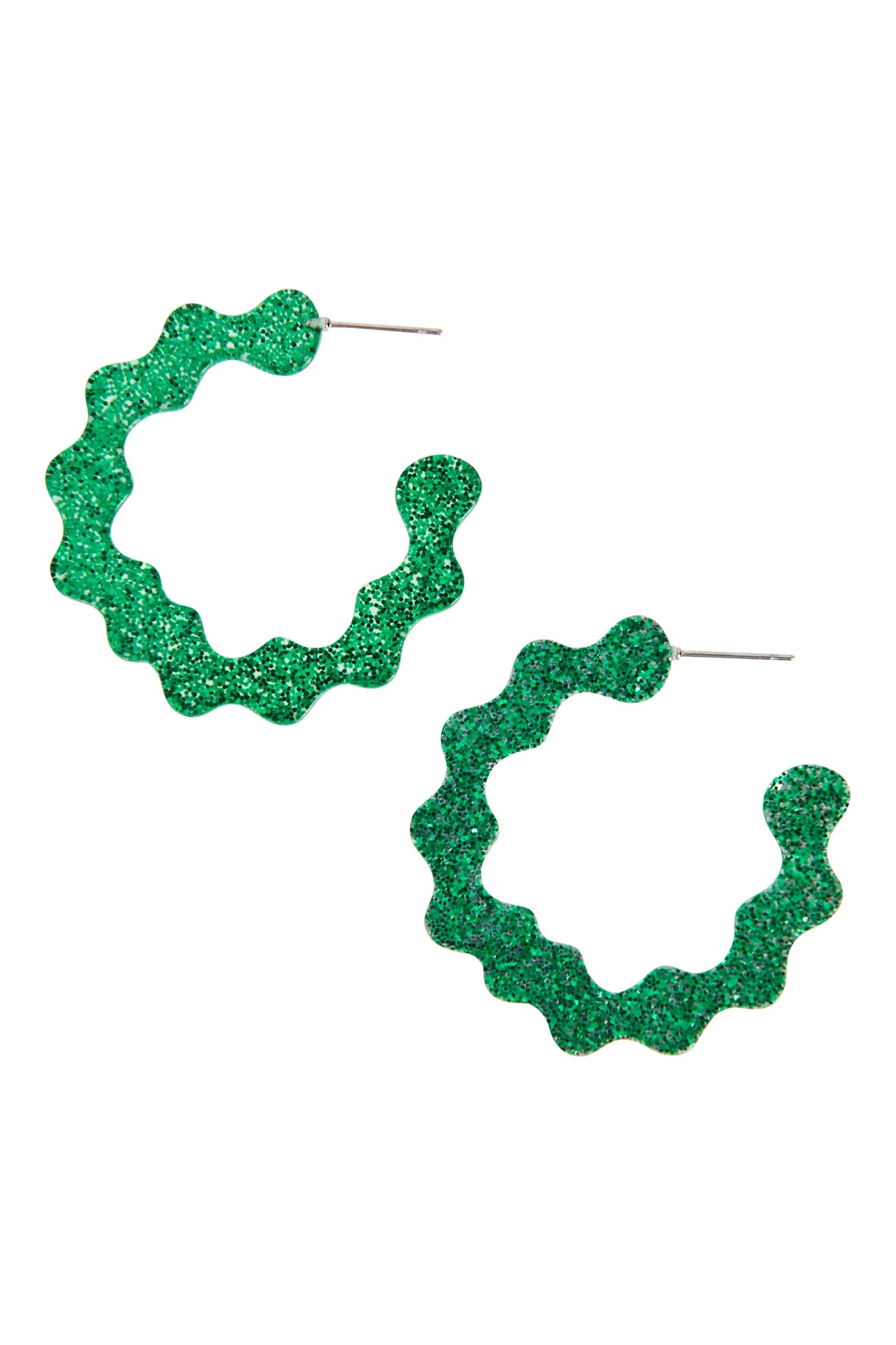 Jovial Hoop Earring - Emerald