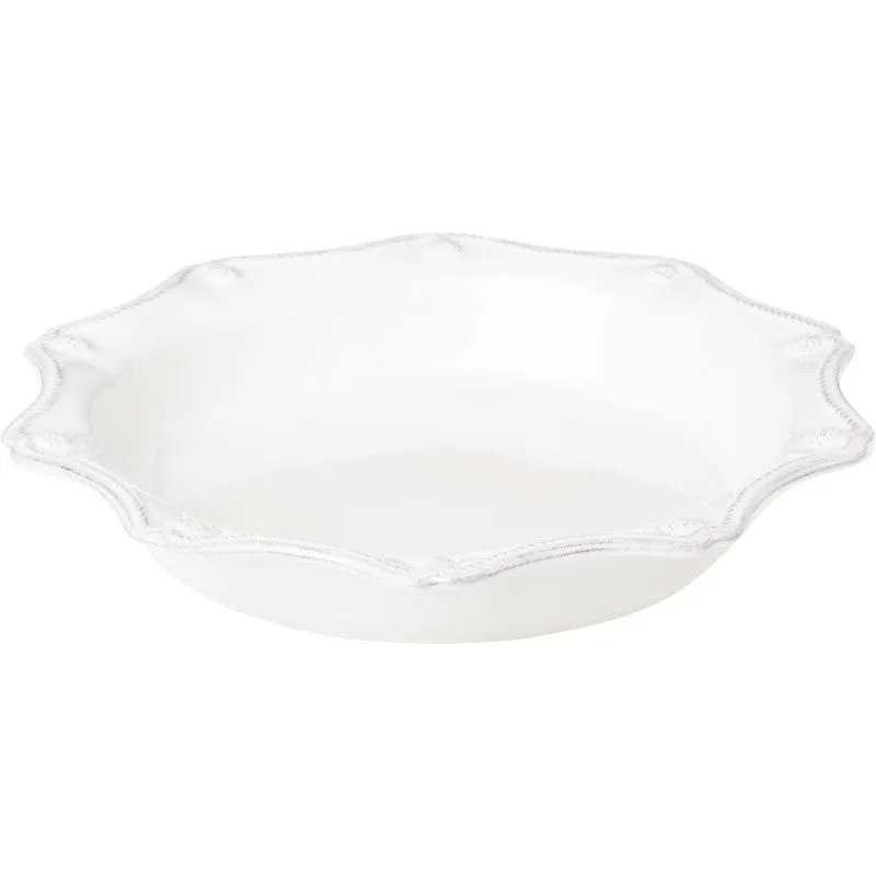 Juliska Berry and Thread Pie/Quiche Dish Whitewash