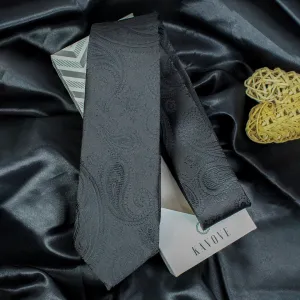 Kavove The Royal Paisley Black Necktie