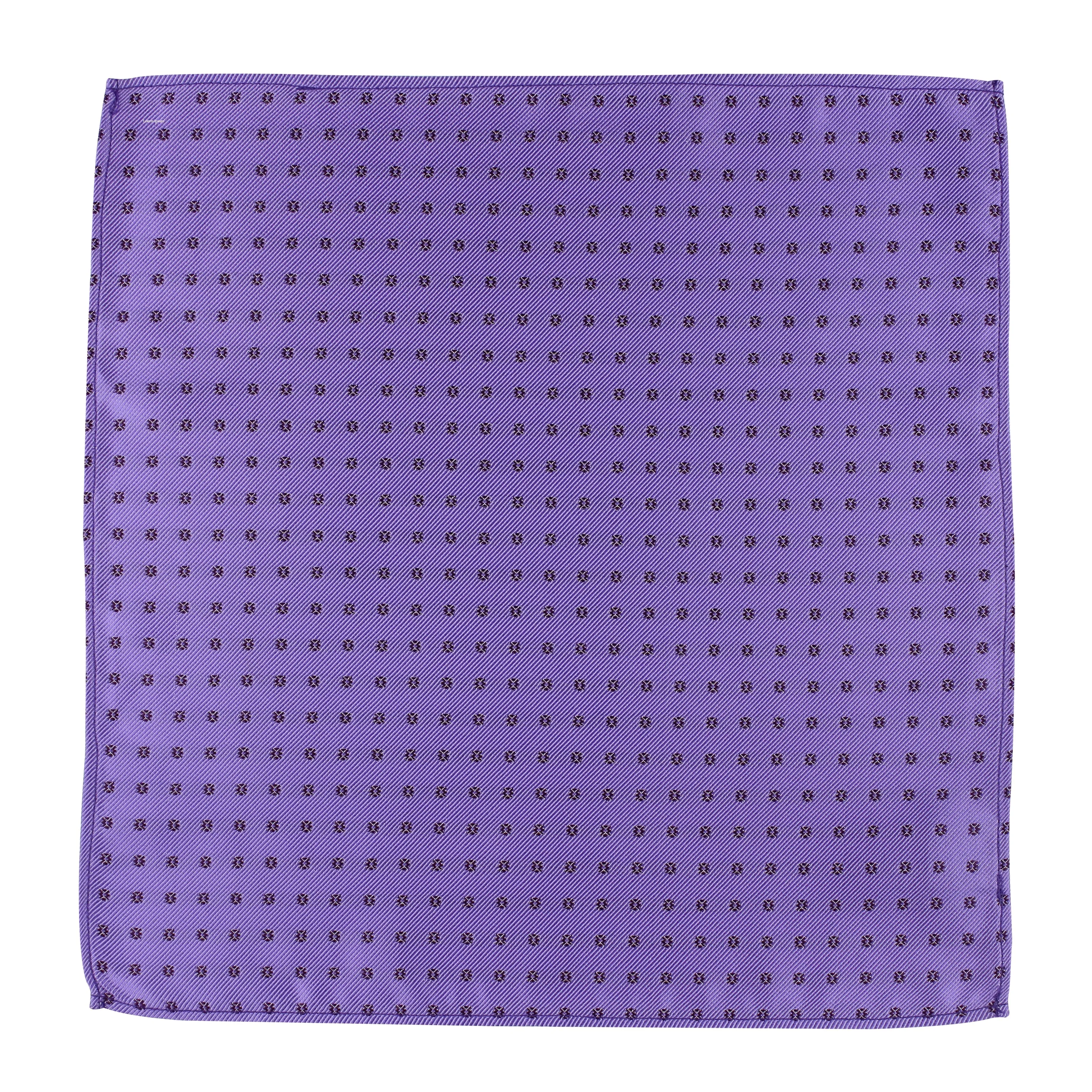 Kovove The Abstract Polka Fusion Purple Pocket Square For Men