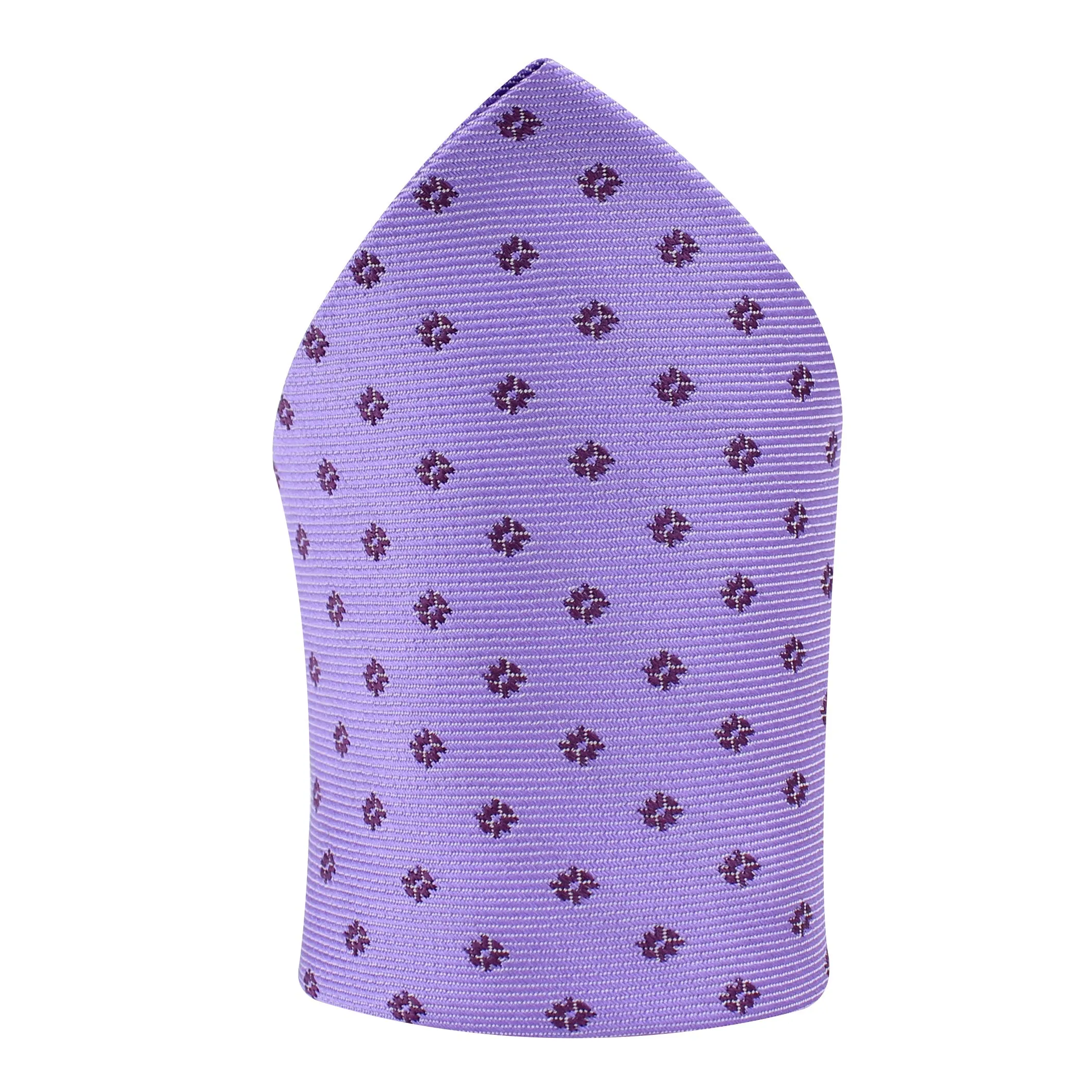 Kovove The Abstract Polka Fusion Purple Pocket Square For Men