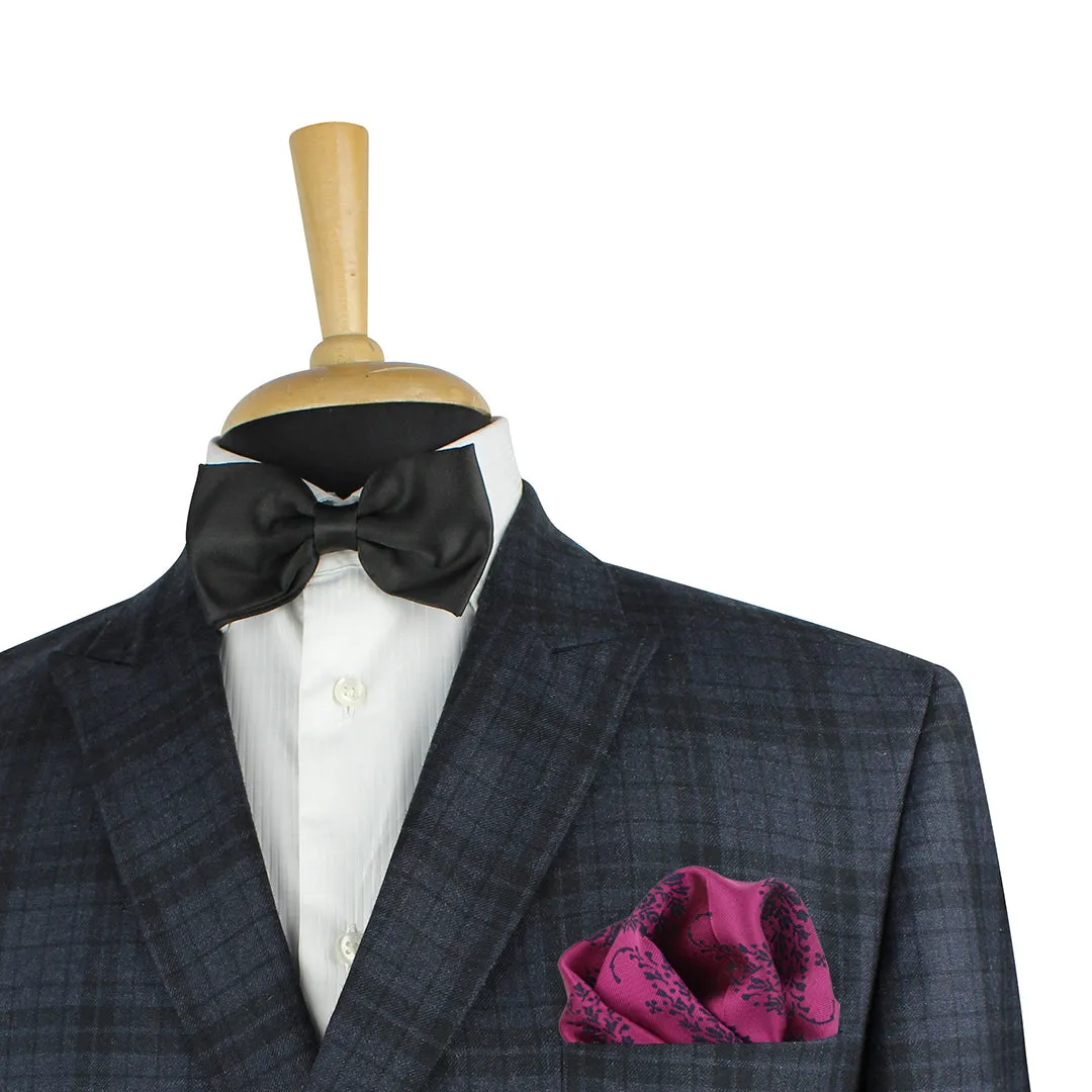 Kovove The Twining Paisley Pink Pocket Square