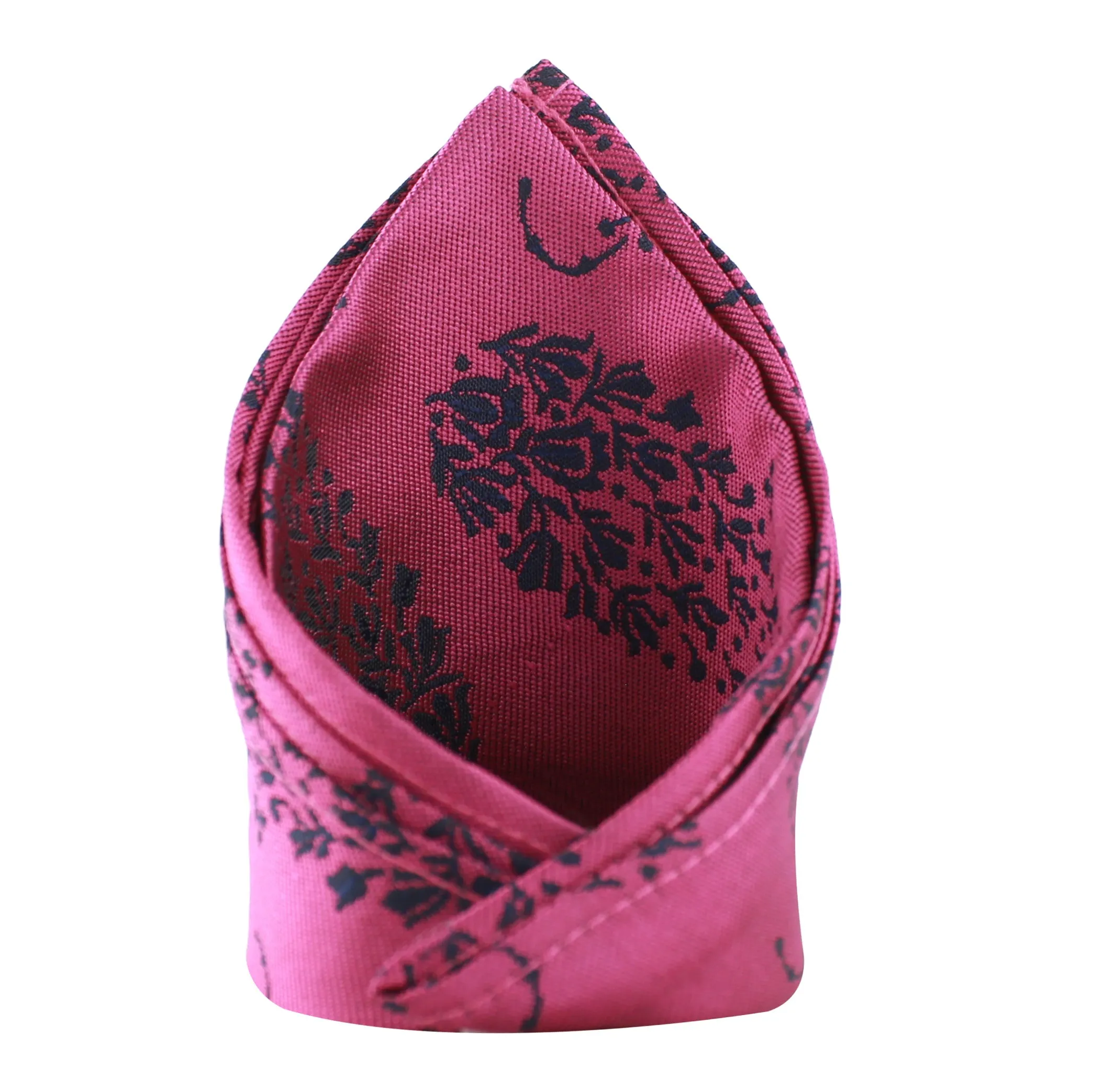 Kovove The Twining Paisley Pink Pocket Square