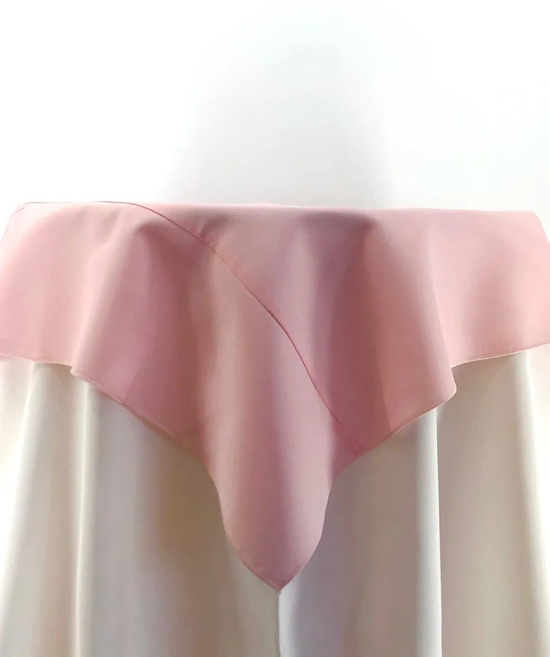 Light Pink Polyester Tablecloth