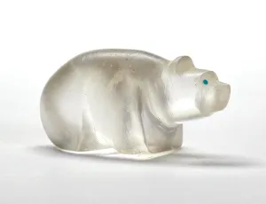 Little Glass Bear, Filled With Light By Gibbs Othole