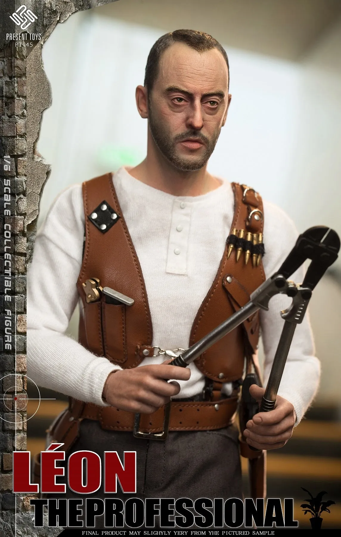 Léon The Professional - Leather Like Suitcase w/Weapon Set