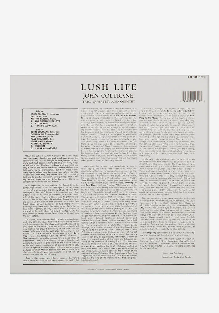 Lush Life Exclusive LP (Pink)