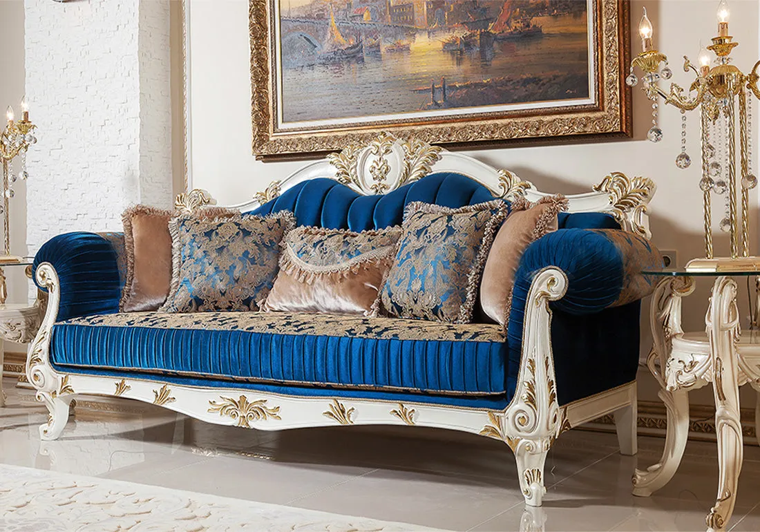 Luxury Teakwood Made Royal Kutalp Sofa Set