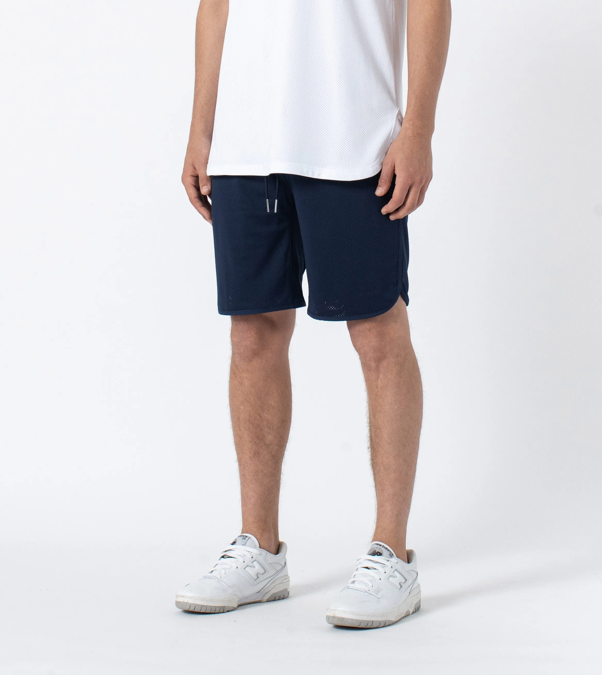 Mesh Basketball Short Indigo