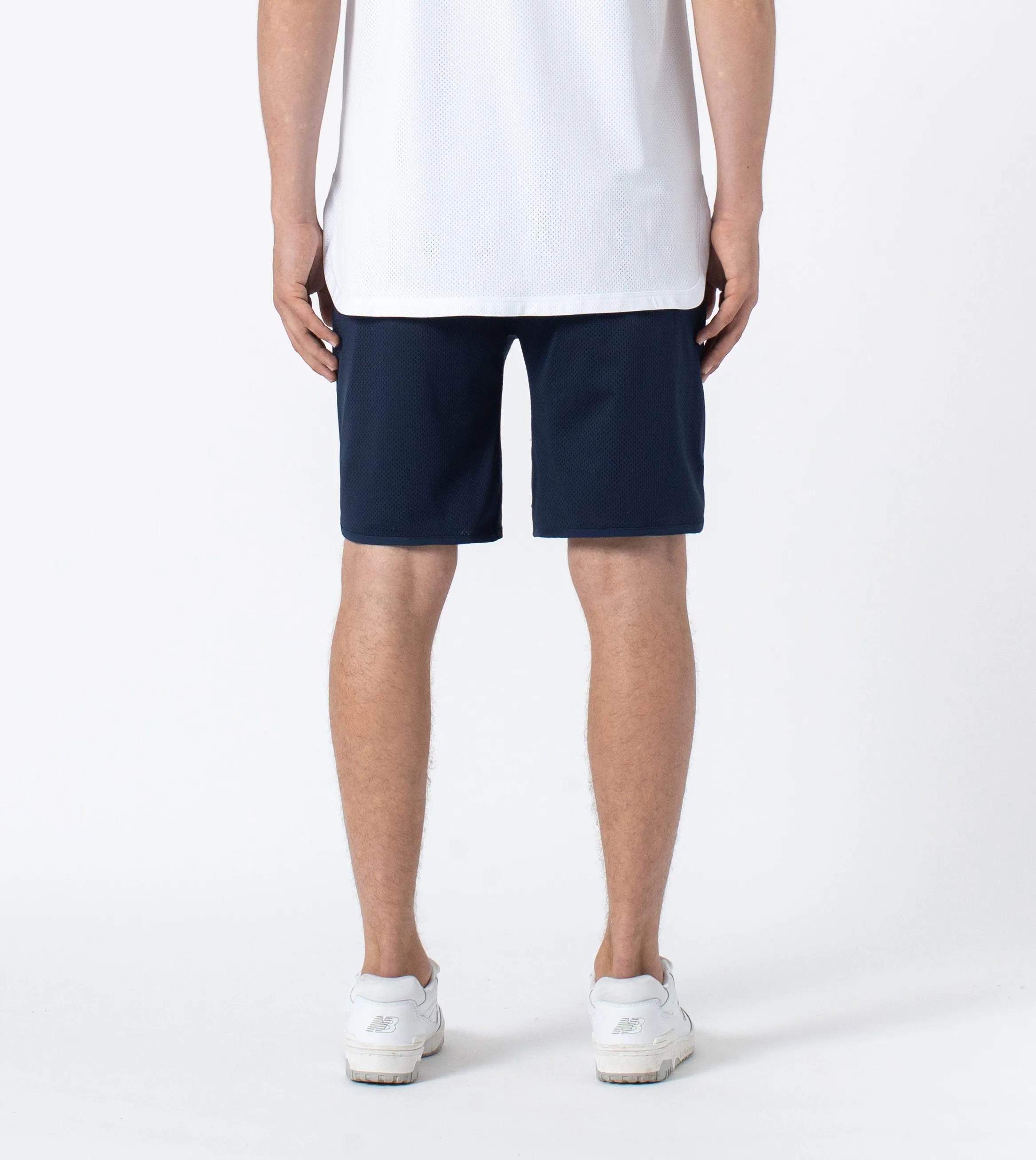 Mesh Basketball Short Indigo