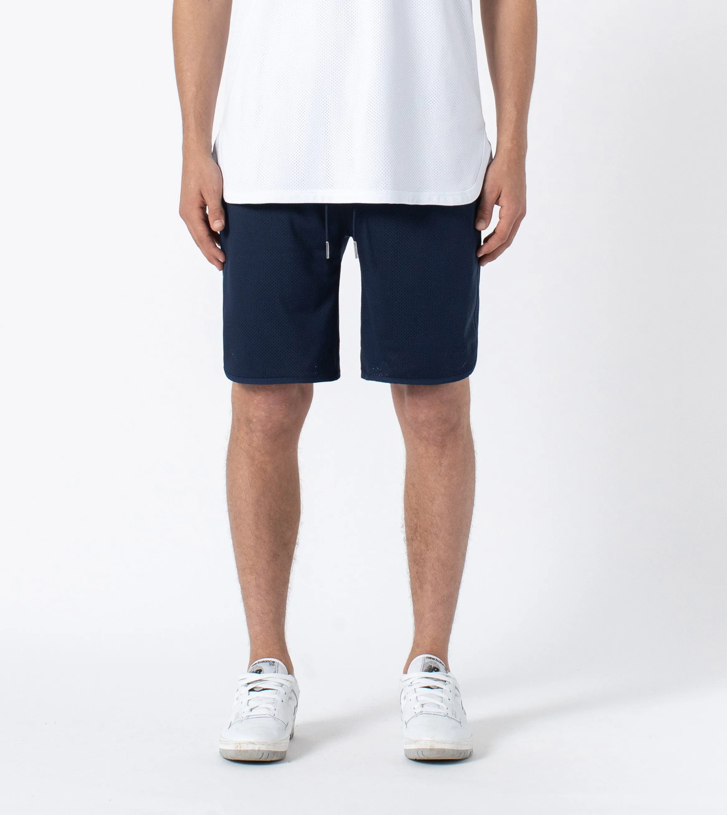 Mesh Basketball Short Indigo