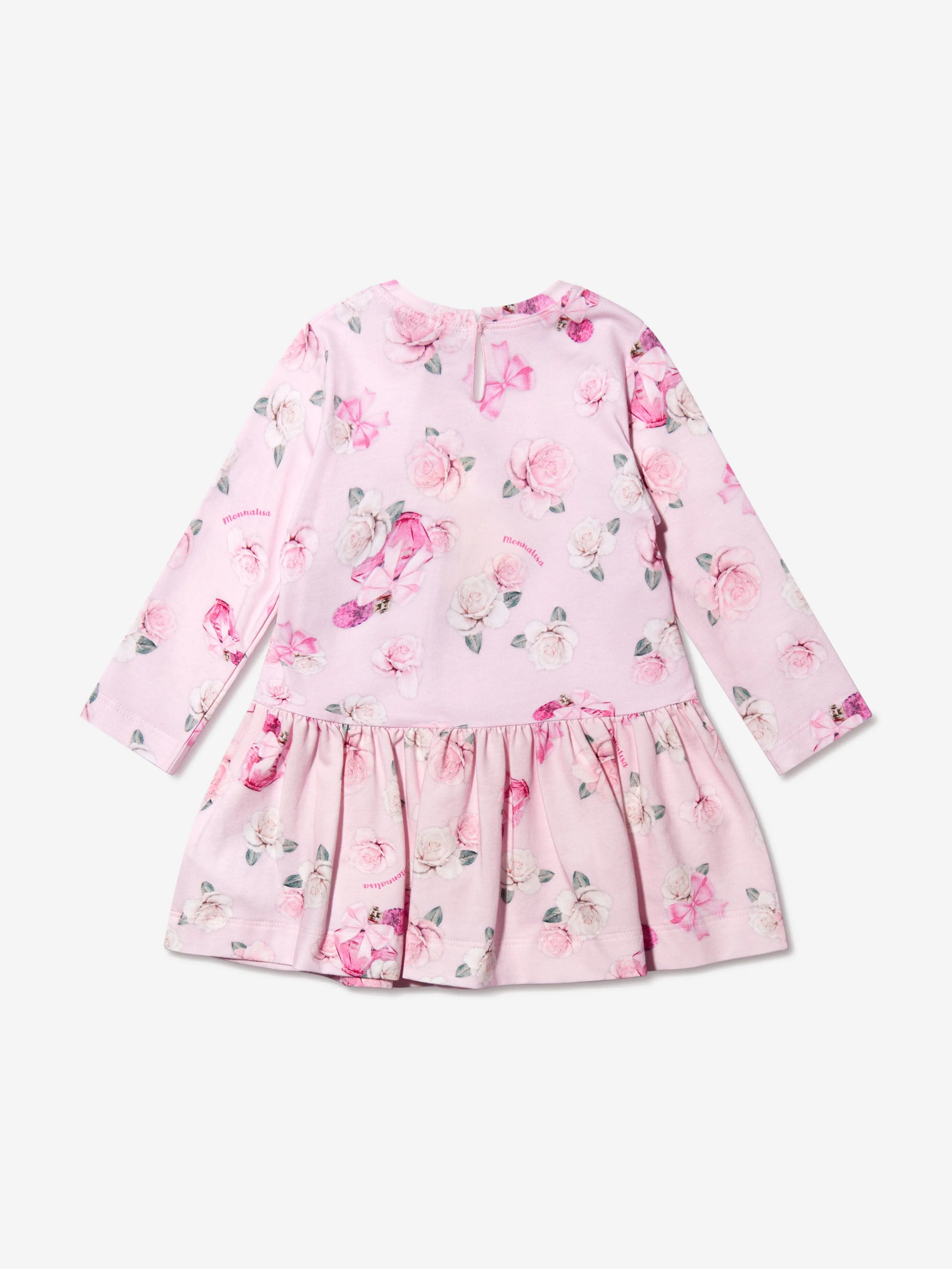 Monnalisa Baby Girls Rose Print Dress