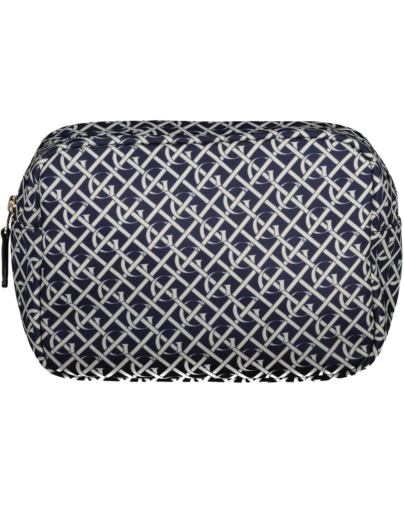 Monogram Print Wash Bag - Evening Blue