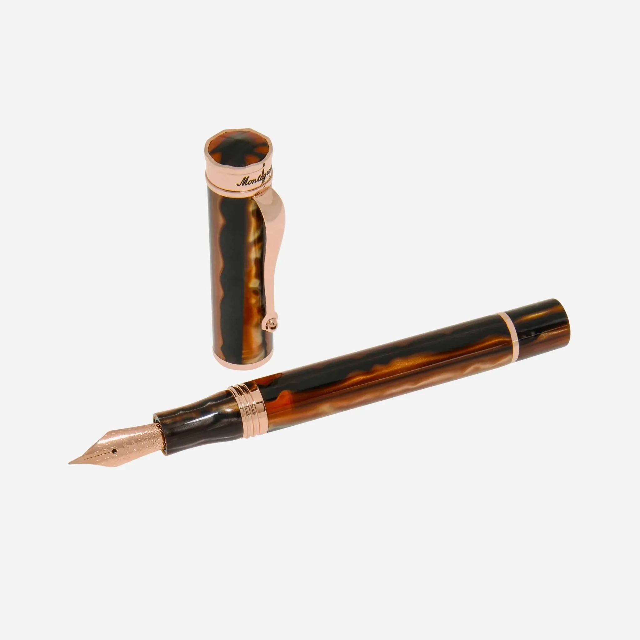 Montegrappa Ducale Brown Fountain Pen (F) ISDUR2RW