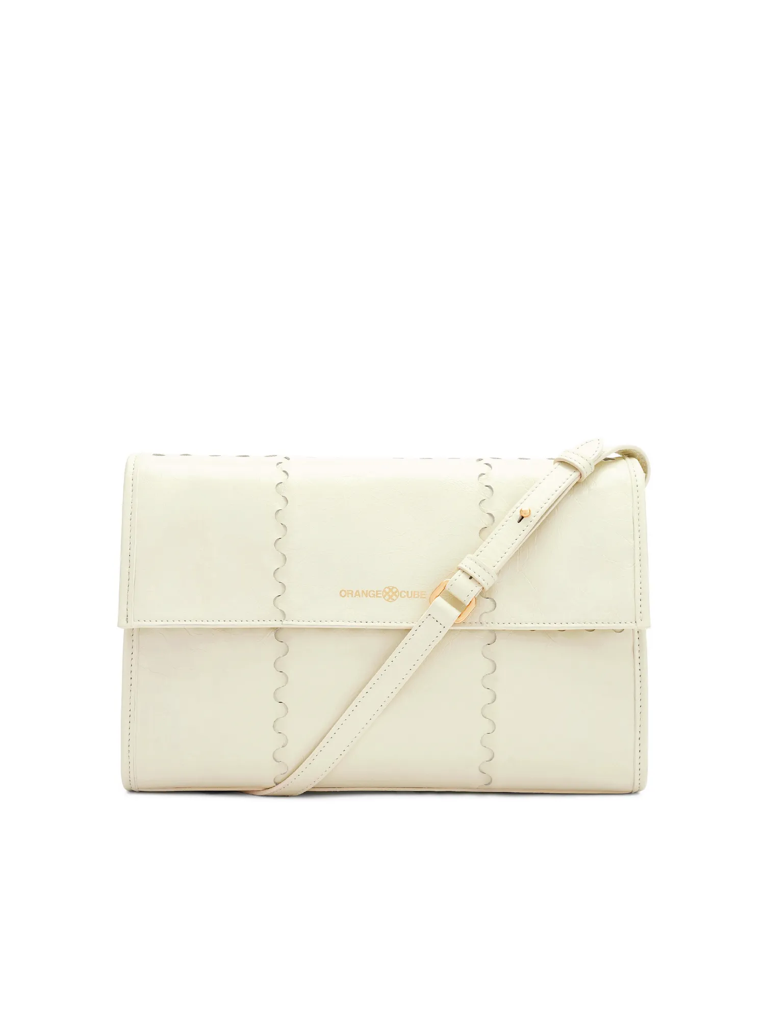 Mosaic Messenger Bag - Pearl