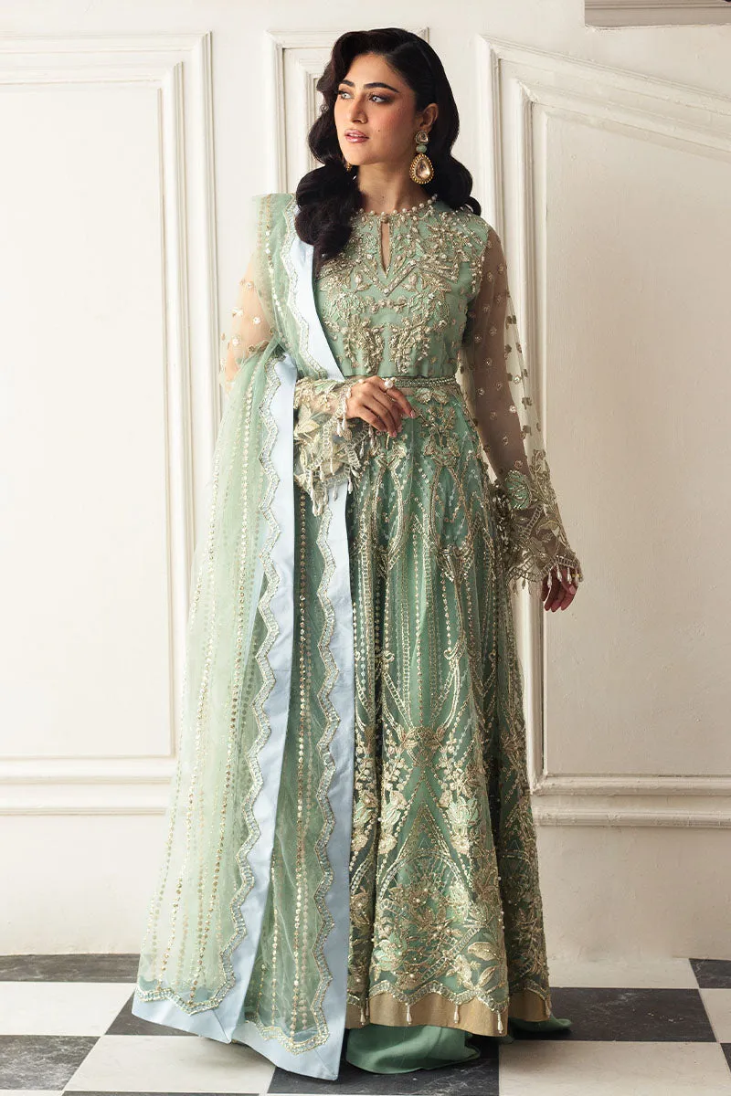 Mushq Hemline Aura Debut Wedding Formals – Pistachio