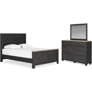 Nanforth 5 Piece Panel Bedroom