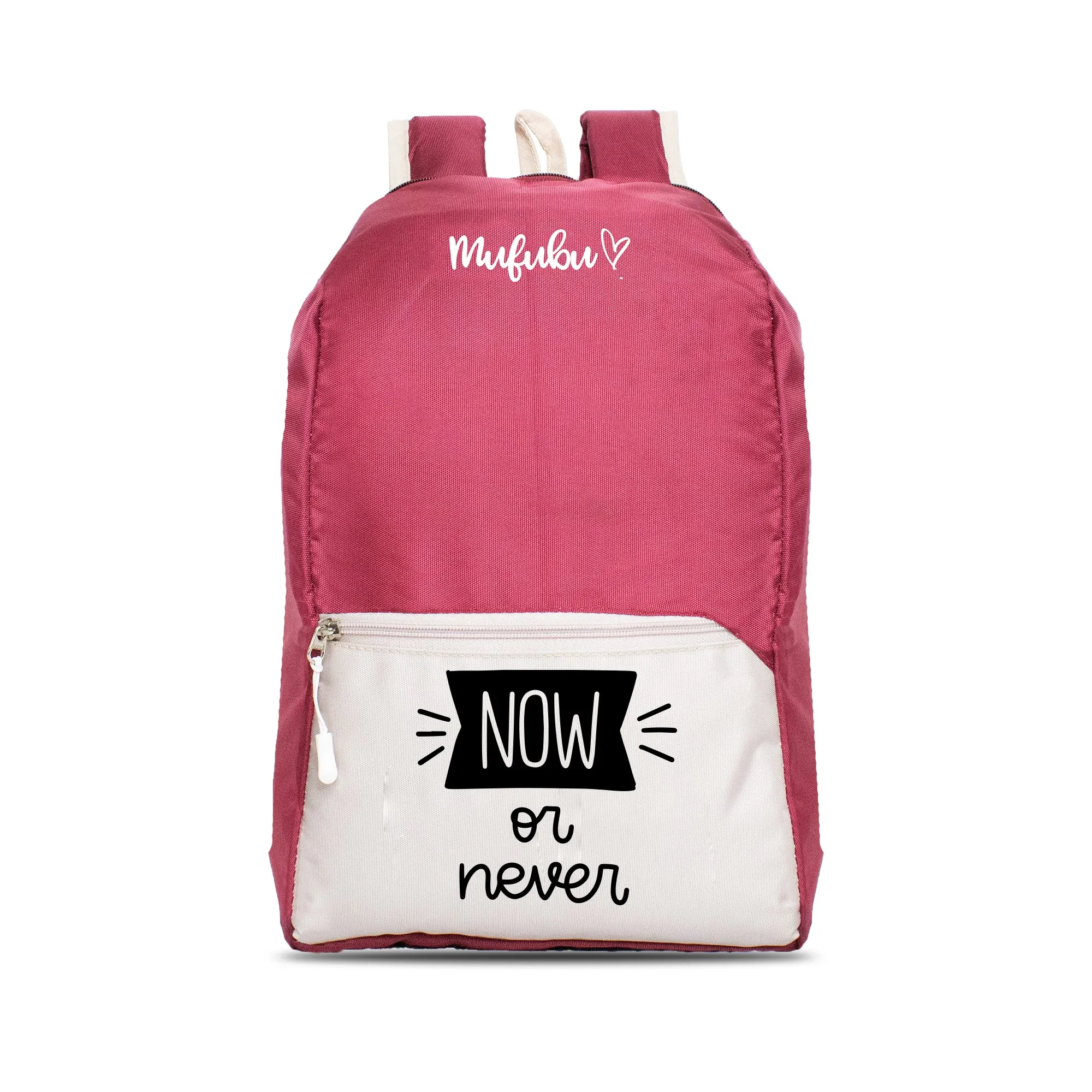 Nano Backpack 15 Ltr Now Or Never Wine   Beige