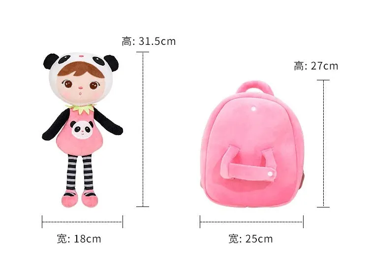 New Original Doll Backpack Supercute Doll Carrier Backpack for Girls Backpack Doll