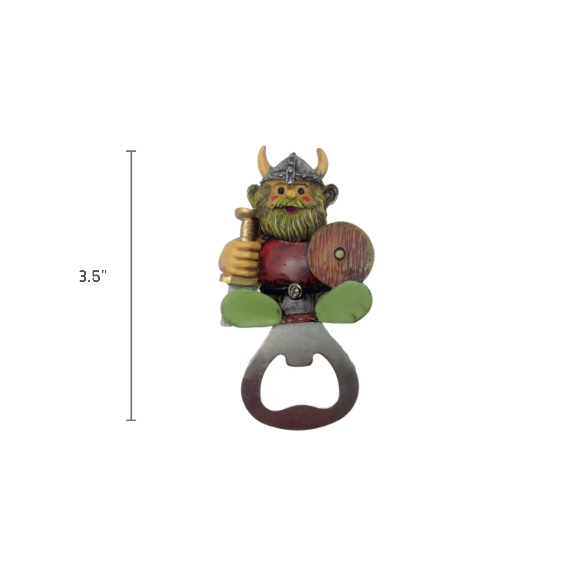 Norwegian Viking Refrigerator Magnet Bottle Opener