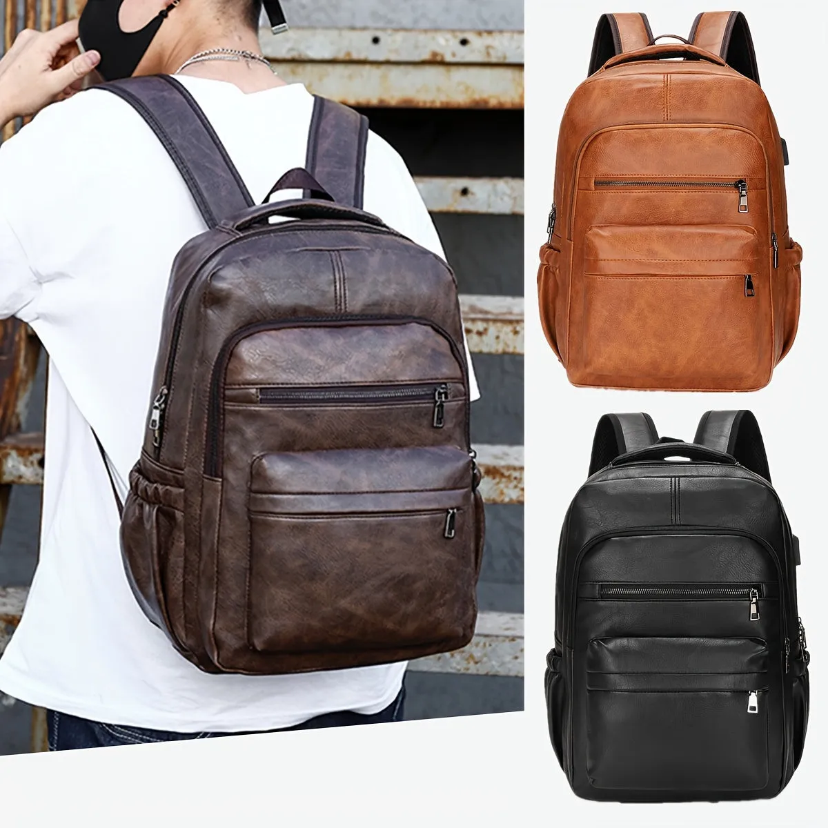 Oliver | Vintage Leather Backpack